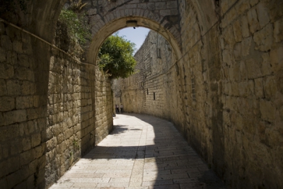 Alley in Old City of Jerusalem